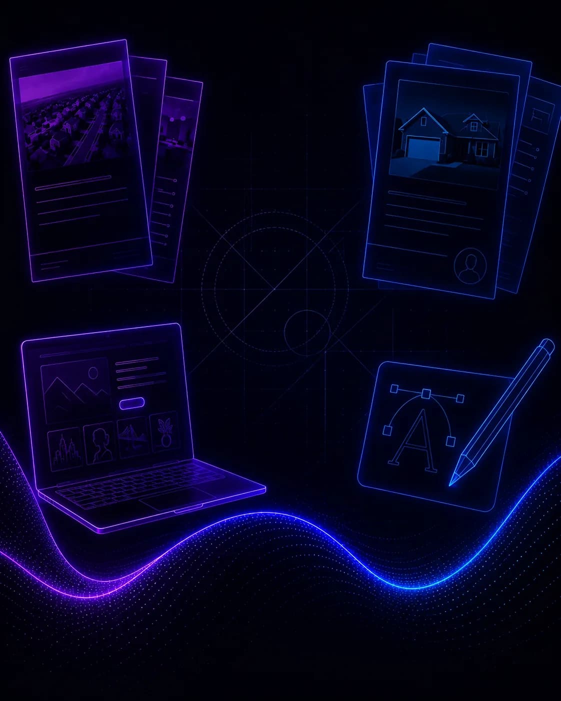Portfolio hero background