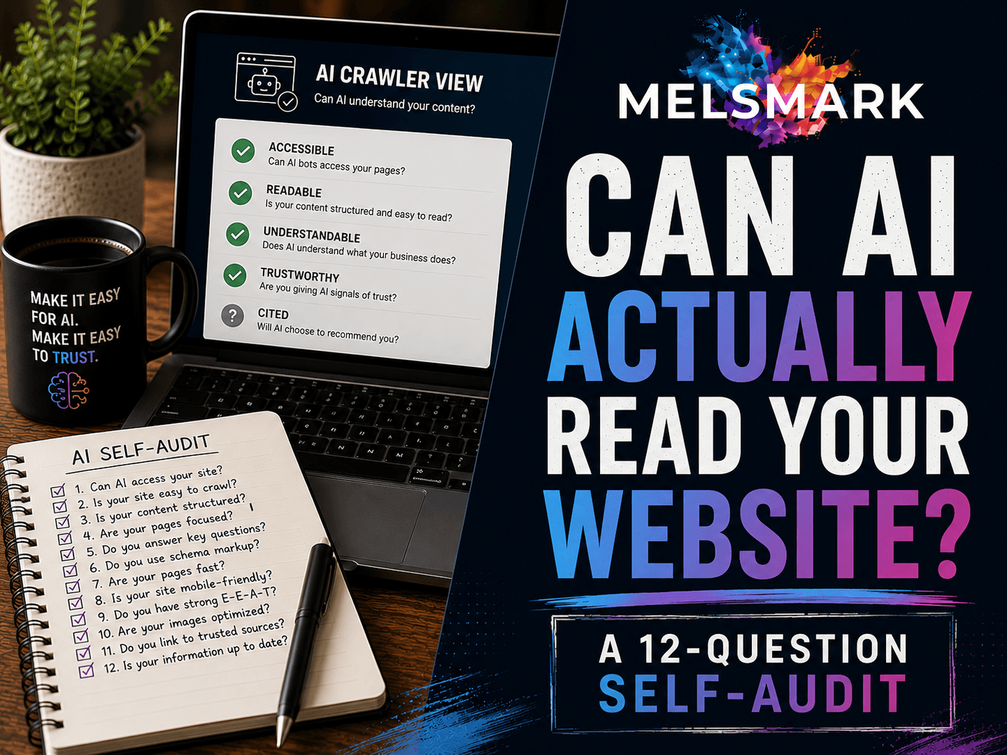 Can AI Actually Read Your Website? A 12-Question Self-Audit