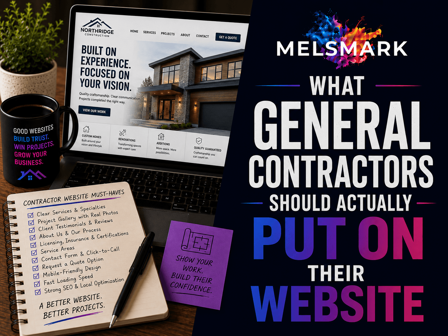 What General Contractors Should Actually Put on Their Website