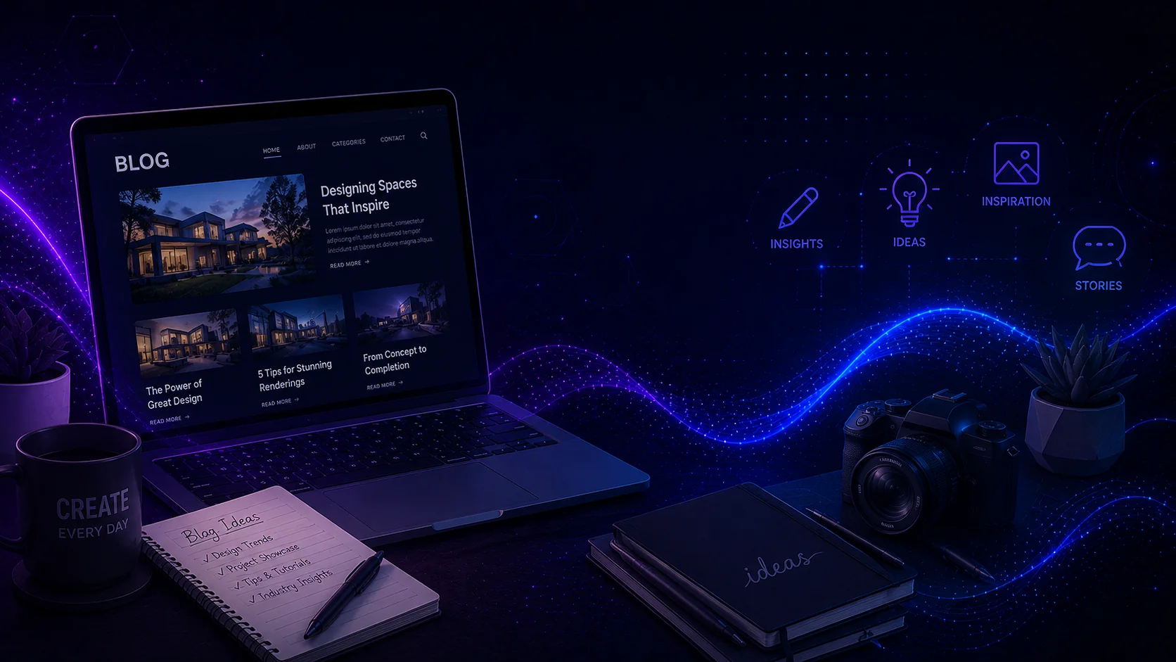 Blog hero background